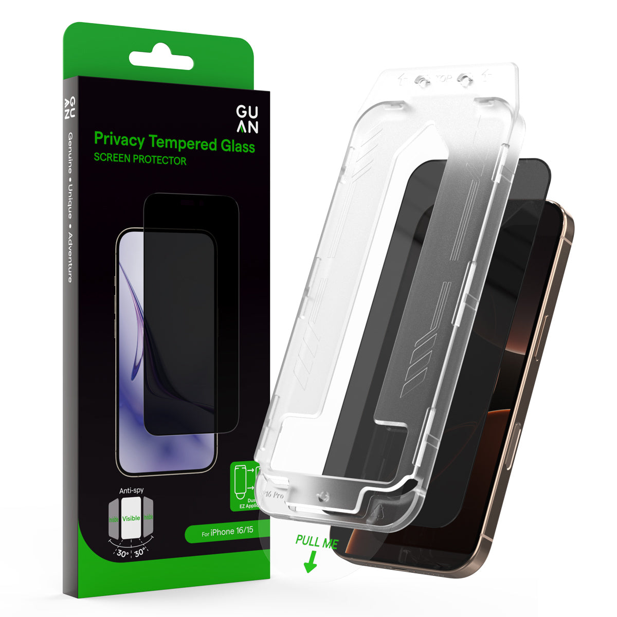 PrivacyGlass 30° für Apple iPhone
