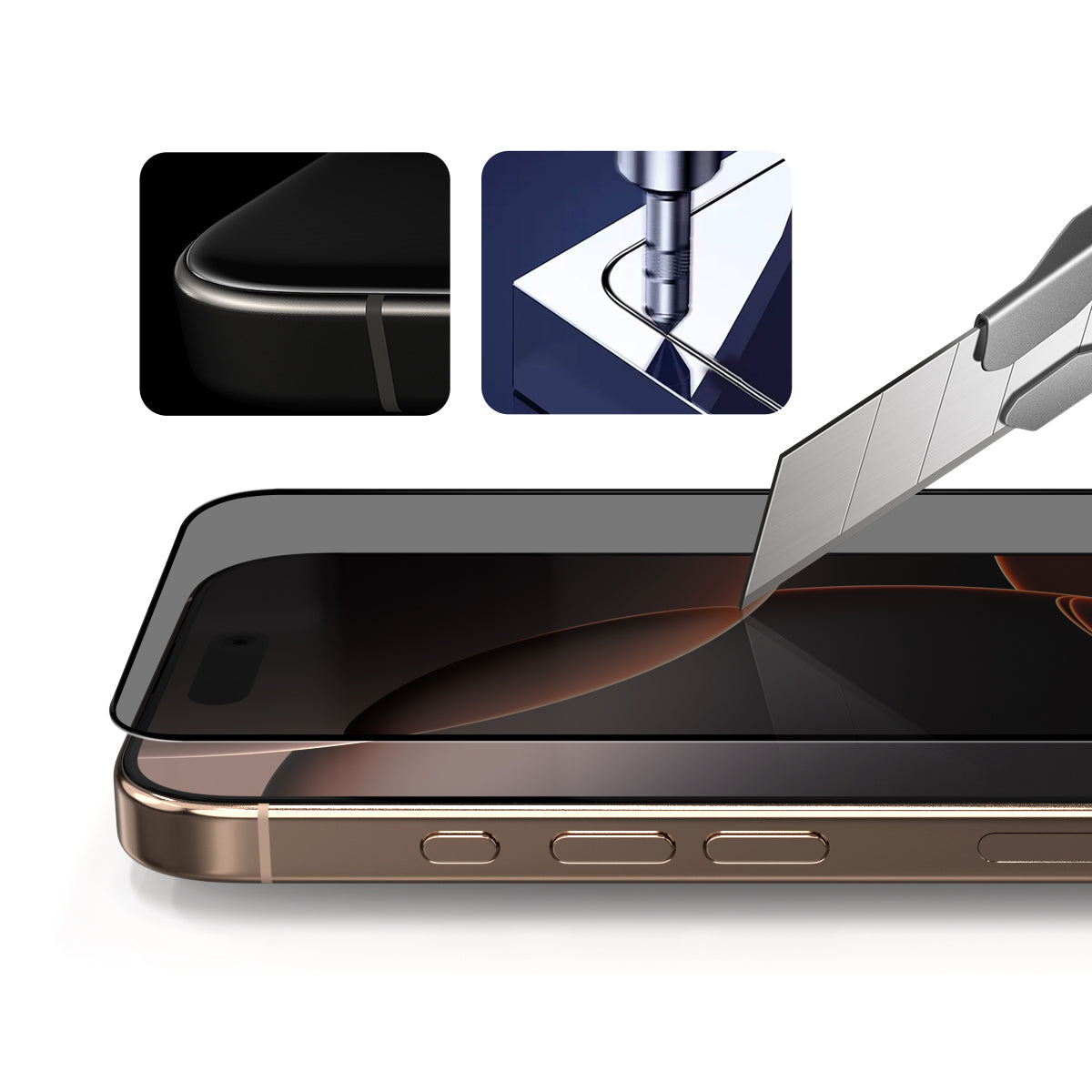 PrivacyGlass 30° für Apple iPhone